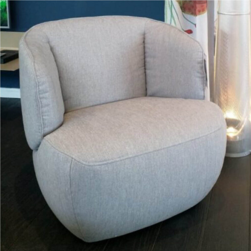 Rolf Benz fauteuil model SE 384 grijs