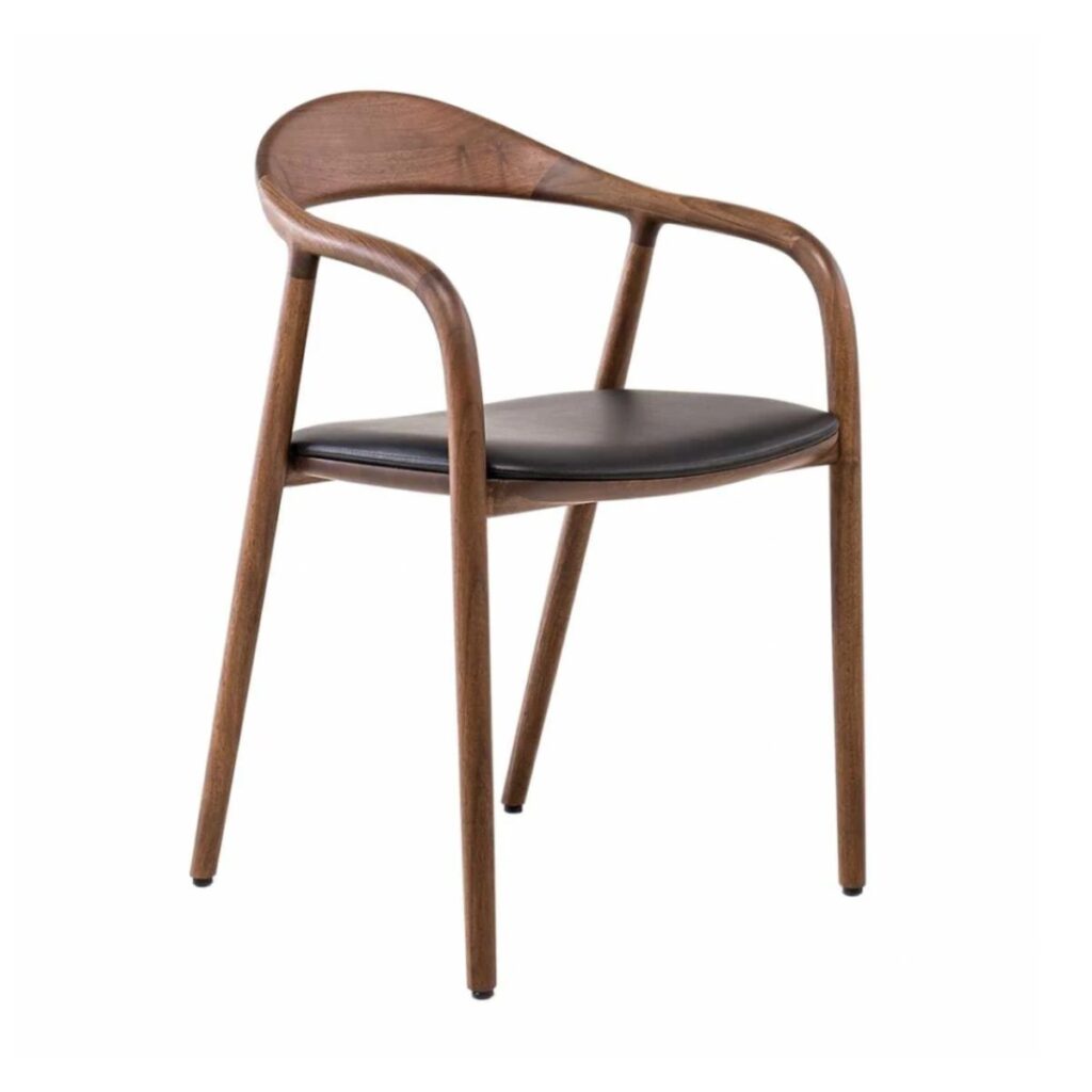 Artisan Neva Eetkamerstoel Europees Walnoot Zenith 9024