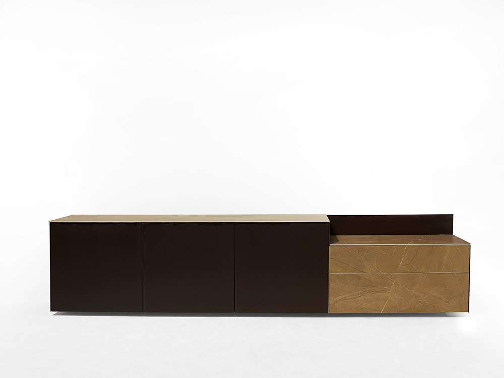 Yumè lage dressoirs vitrine/tray