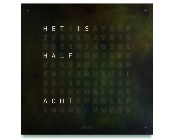 QLOCKTWO Earth 45 Creator’s Edition Nederlands