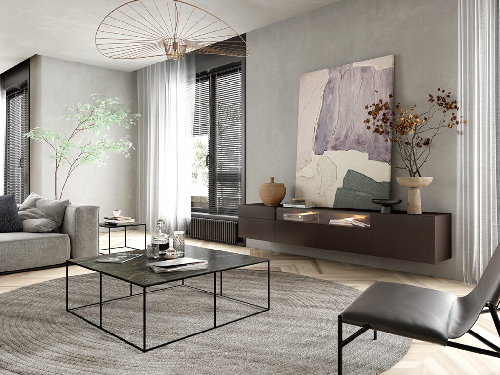 Yumè TV Kasten gesloten front