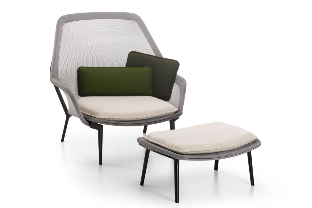 Vitra – Fauteuil Slow Chair & Ottoman